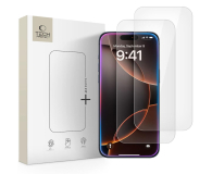 Folia / szkło na smartfon Tech-Protect Glass Fit+ 2-Pack do Iphone 17 Air Clear